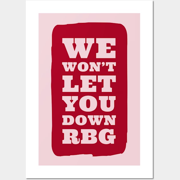 We Won't Let You Down RGB Wall Art by terrybain